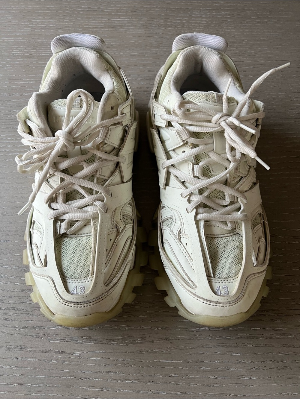 Balenciaga Chunky Cream/Tan Men's Track Sneakers